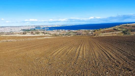 Tekirdağ In Barbaros Panoramisches Grundstück mit Meer- und Stadtblick