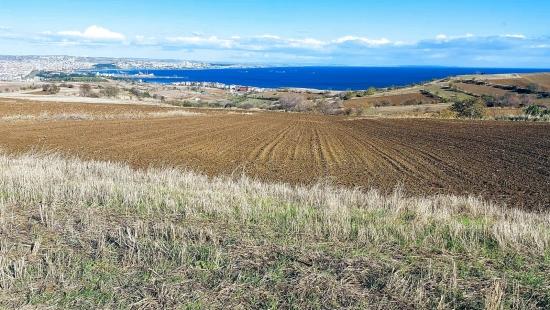 Tekirdağ In Barbaros Panoramisches Grundstück mit Meer- und Stadtblick