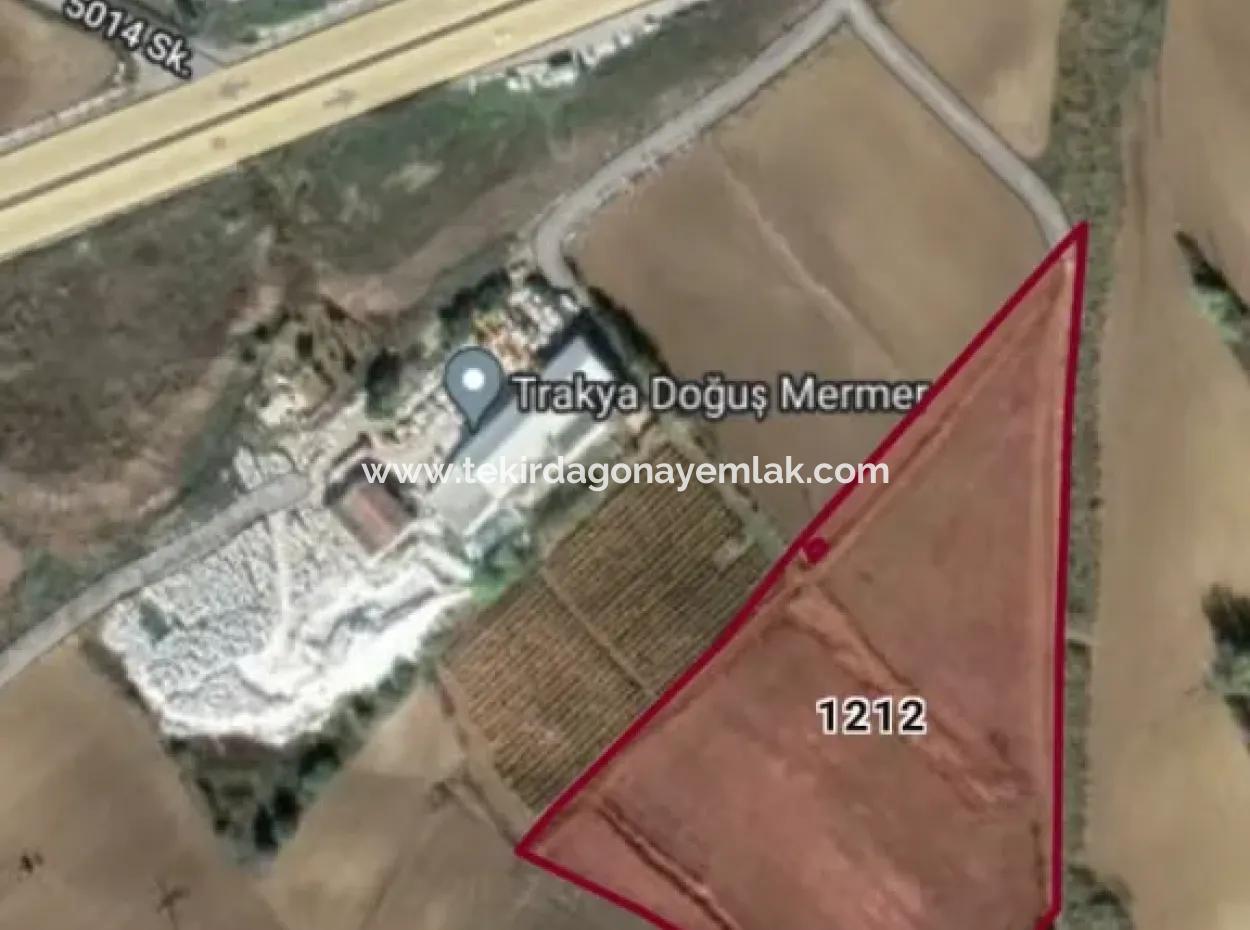 Grundstück Zum Verkauf Auf 19.500 Quadratmetern Gewerbe- Und Industriegebiet Im Nusuratlı-Gebiet Von Tekirdağ