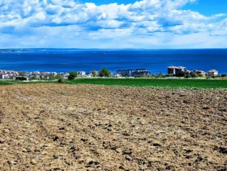 Gelegenheit Grundstück Geeignet Für Dringenden Verkauf Herrliche Lage Voller Meerblick 4 Seitenstrassen, Fassadengenossenschaft Und Baustellenbau