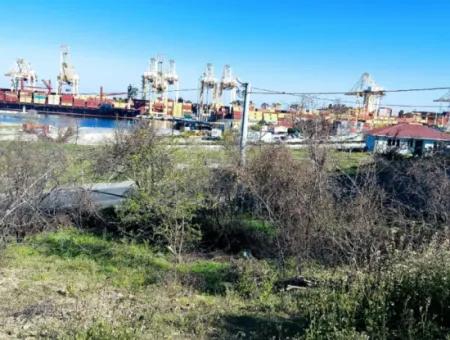 Grundstück Im Viertel Tekirdag Süleymanpaşa Barbaros, 100 Meter Vom Hafen Von Asyaport Entfernt