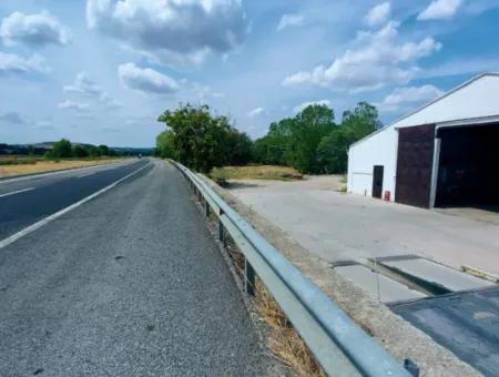 3.143 M2 Investitionsgrundstück Mit Blick Auf Die Çanakkale Road Im Bezirk Tekirdağ Mahramlı! Geeignet Für Den Arbeitsplatz- Oder Mehrzweckeinsatz, Gelegenheitsinvestition Mit Fertiger Infrastruktur