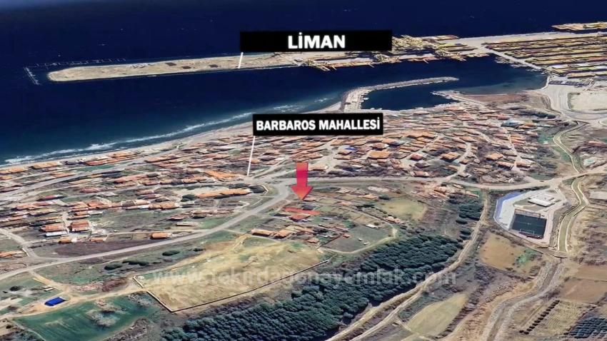 Land Facing The Main Road In Tekirdağ Barbarosta, Suitable For A Detached House Project With Ready Infrastructure