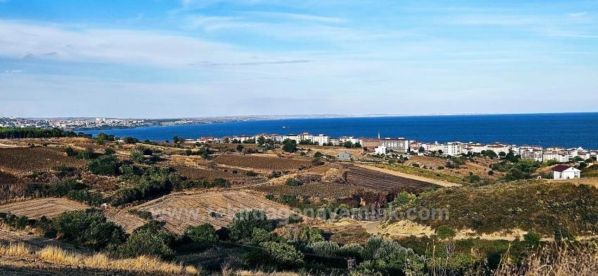 Bargain 1,150 M2 Land With Full Sea View In Tekirdağ Topağaç Neighborhood