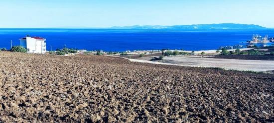 **plot Of Land With Full Sea View And 30% Building Permit For Three Floors In Topağaç Neighborhood, Tekirdağ**