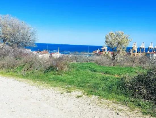 Investment Opportunity: 615 M2 Corner Land For Sale In Tekirdag Barbaros - Urgent Sale, Sea And Nature View, 0 Zoned