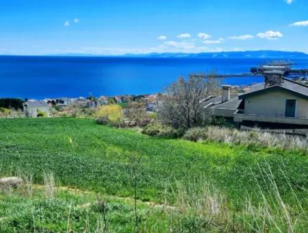 Residential Zoned Land With Full Sea View Suitable For The Construction Of A 42-Apartment Cooperative Site For Urgent Sale In Tekirdag Barbarosta