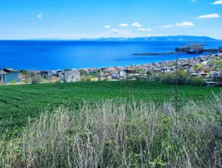 Residential Zoned Land With Full Sea View Suitable For The Construction Of A 42-Apartment Cooperative Site For Urgent Sale In Tekirdag Barbarosta