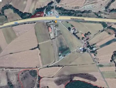 3.143 M2 Investment Land Facing Çanakkale Road In Tekirdağ Mahramlı District! Suitable For Workplace Or Multi-Purpose Use, Opportunity Investment With Ready Infrastructure