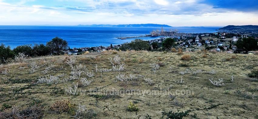 Земельный Участок С Великолепным Видом На Море И Природу, Очень Подходящий Для Строительства Частного Дома