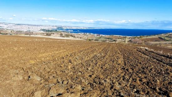 в Barbaros, Tekirdağ Участок с панорамным видом на море и город