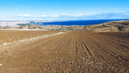 в Barbaros, Tekirdağ Участок с панорамным видом на море и город