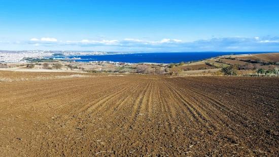 в Barbaros, Tekirdağ Участок с панорамным видом на море и город