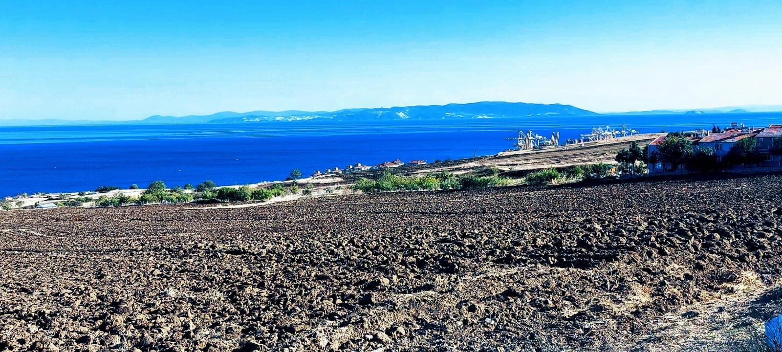 **Tekirdağ Topağaç Mahallesinde** Full Deniz Manzara**% 30 Üç Katimarlı Fırsat Arsa