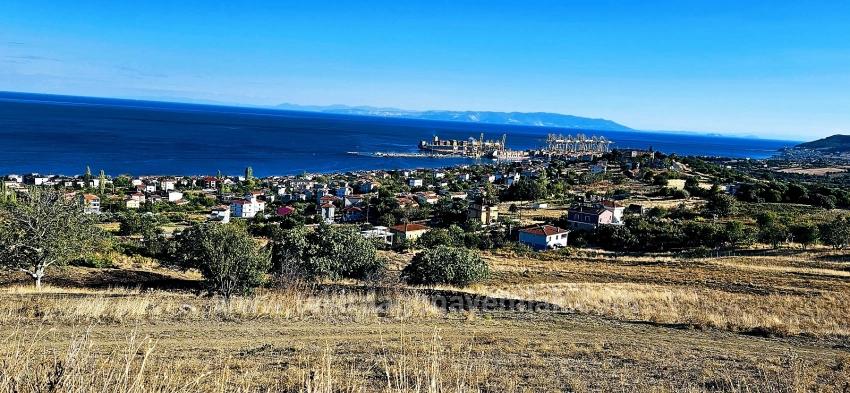 Harika Deniz Ve Doğa Manzarlı Alt Yapısı Hazır 530 M2 Köşe Arsa