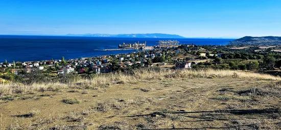 **zirve Noktada Panoramik Deniz Manzaralı** 530 M2 Kupon Köşe Arsa