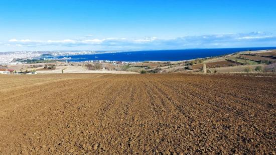 Tekirdağ Barbaros'ta Panoramik Deniz ve Şehir Manzaralı Arsa